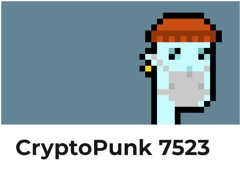 CryptoPunk NFT #7523 Sold For US$ 11.7 Million