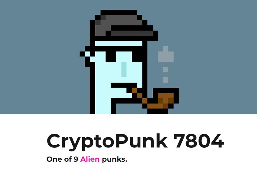 CryptoPunk NFT #7804 Sold For US$ 7.57 Million