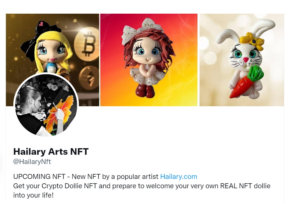 Hailary Arts NFT A PolyGon NFT Project By A Dedicated Artist